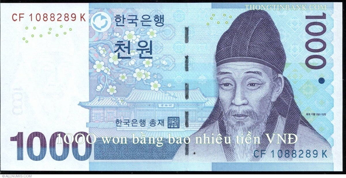 1000 Won bằng bao nhiêu tiền Việt? Địa điểm đổi tiền Won sang tiền Việt Nam